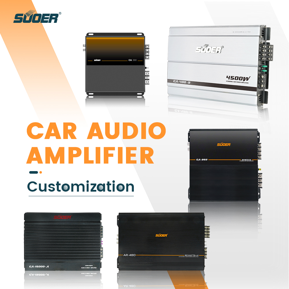 Multiple car amplifier appearances available for selection