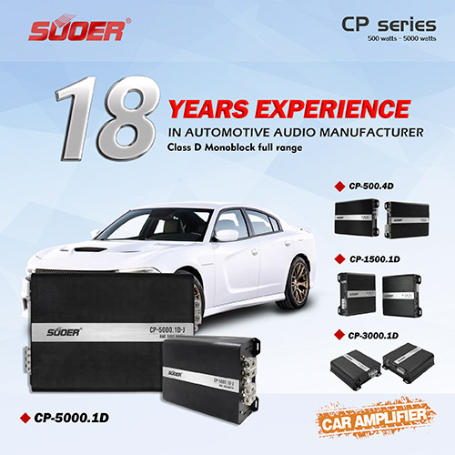 New arrival CP series car amplifier