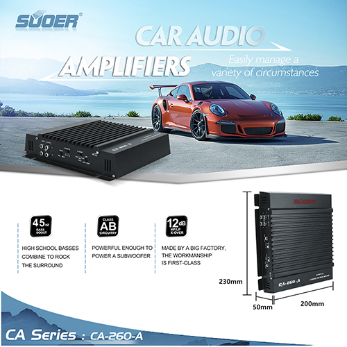 What is the difference between 2 channel and 4 channel car amplifier