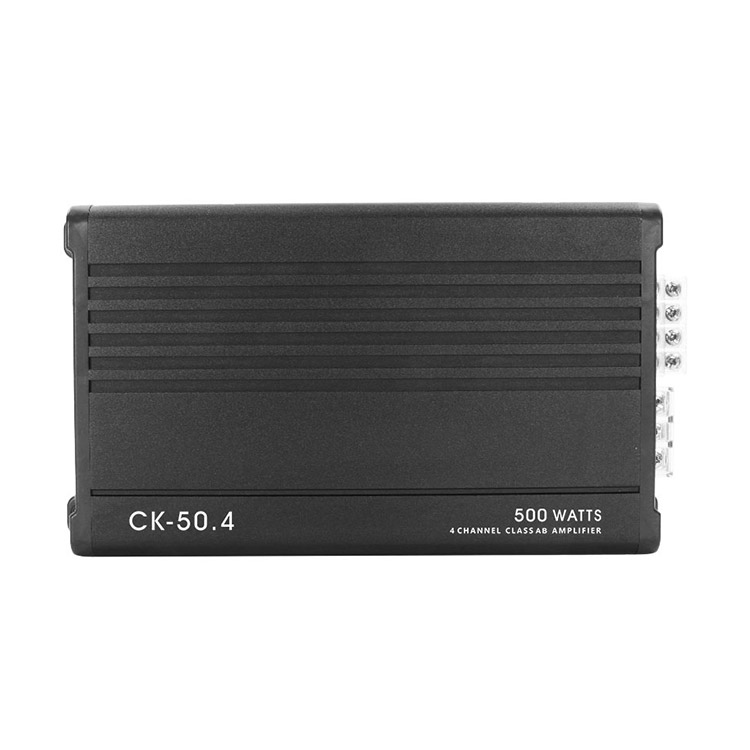 Suoer CK-50.4 1discount full frequency class ab 4 channel 12v 500w mini car amplifier