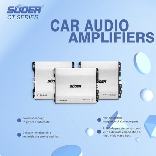 Small size car amplifier