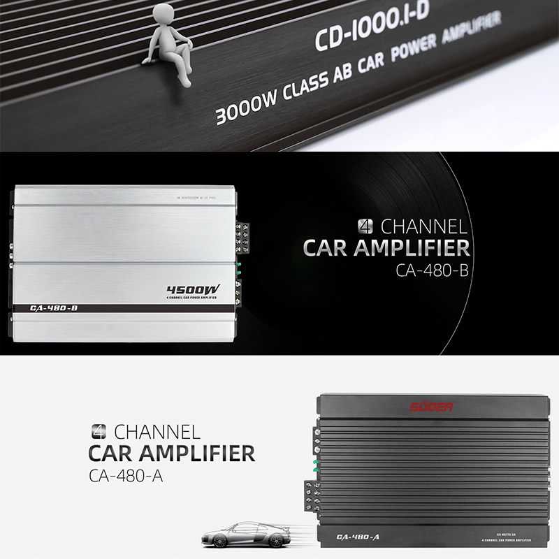 Upgrade speaker + power amplifier + subwoofer + DSP / multi-output host