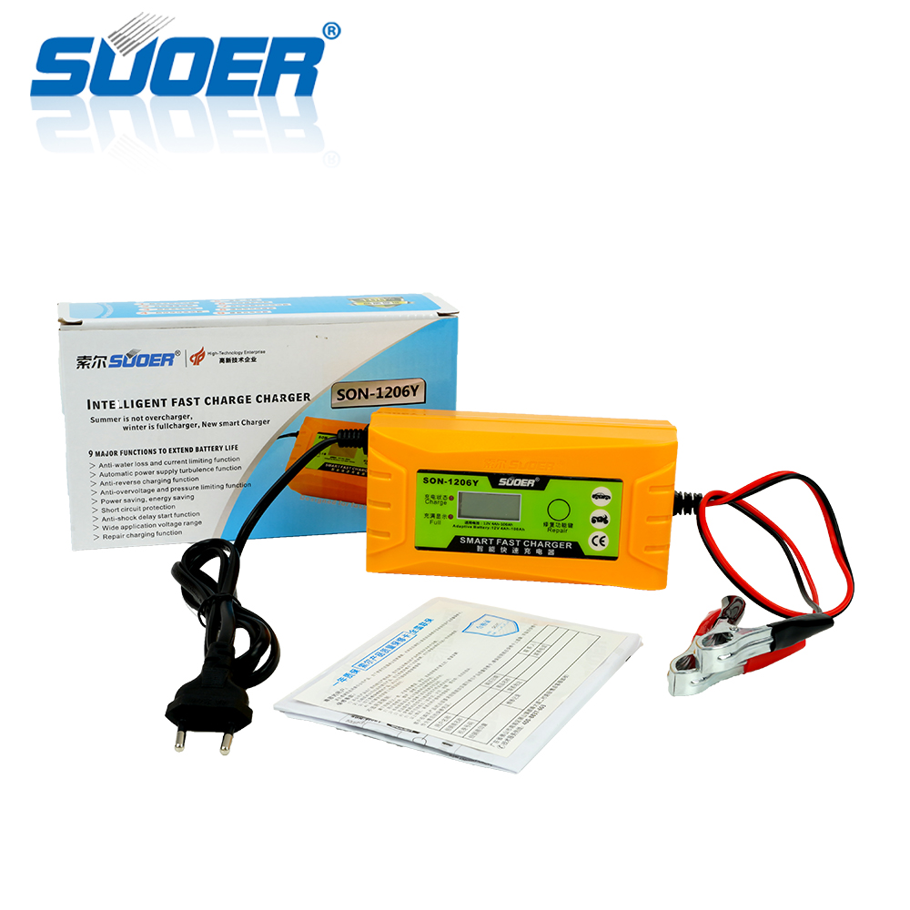 AGM/GEL Battery Charger - SON-1206Y