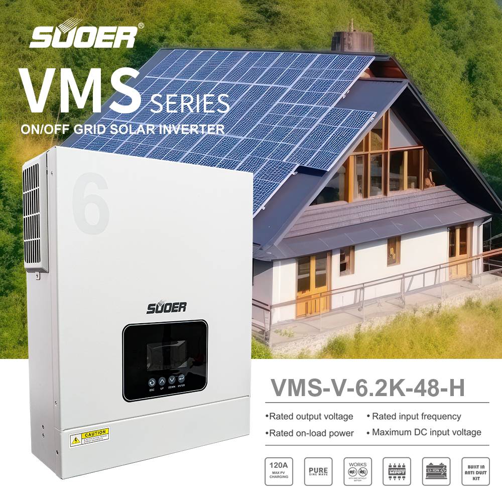 Hybrid Solar Inverter - VMS-V-6.2K-48-H