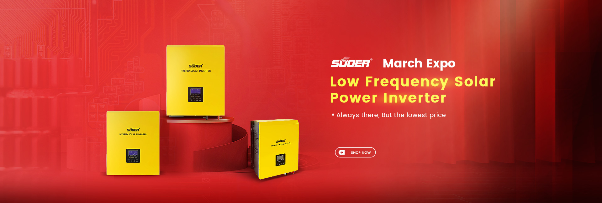 Low frequency solar power inverter